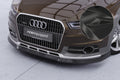 CSR Frontspoiler | Cup-Spoilerlippe mit ABE für Audi A6 C7 (Typ 4G) Allroad CSL809-C Carbon Look Hochglanz (keine Lackierung erforderlich)