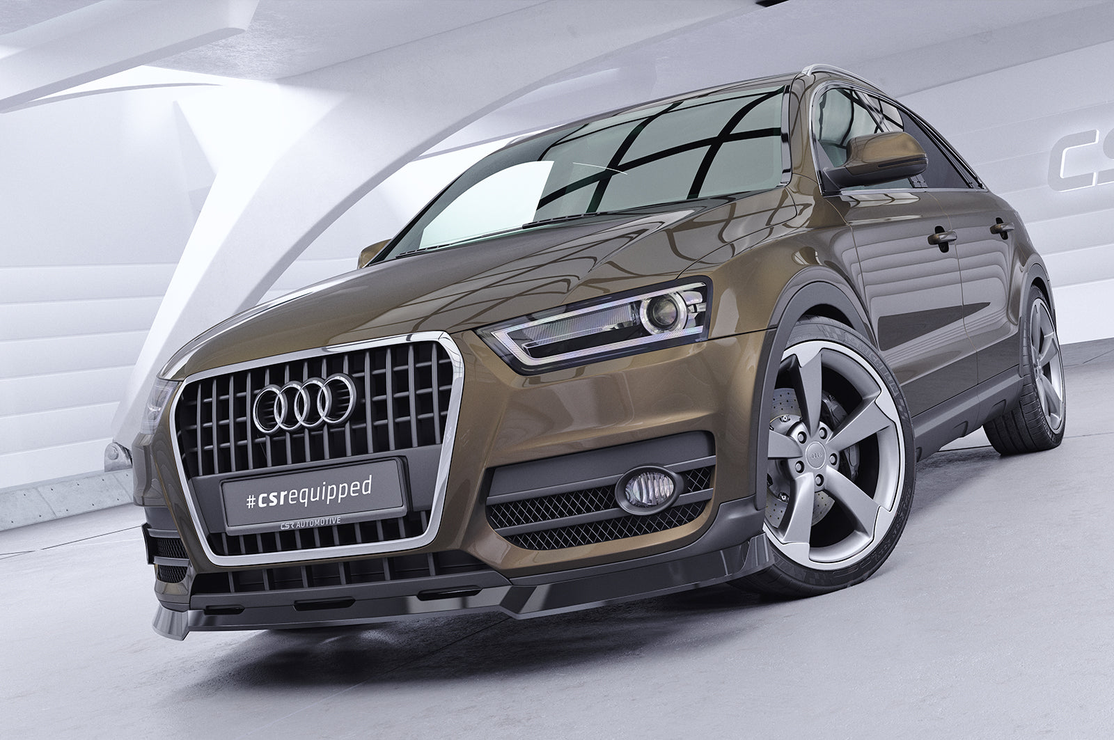 CSR Frontspoiler | Cup-Spoilerlippe mit ABE für Audi Q3 (8U) CSL810