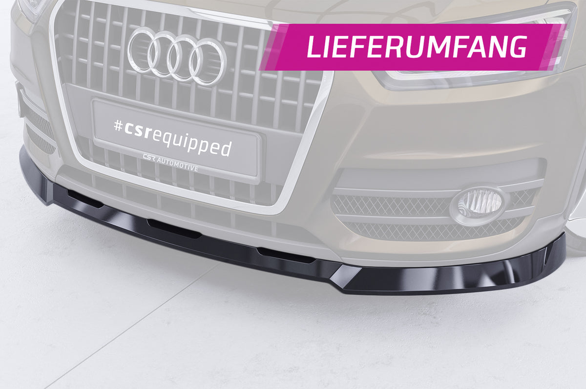 CSR Frontspoiler | Cup-Spoilerlippe mit ABE für Audi Q3 (8U) CSL810