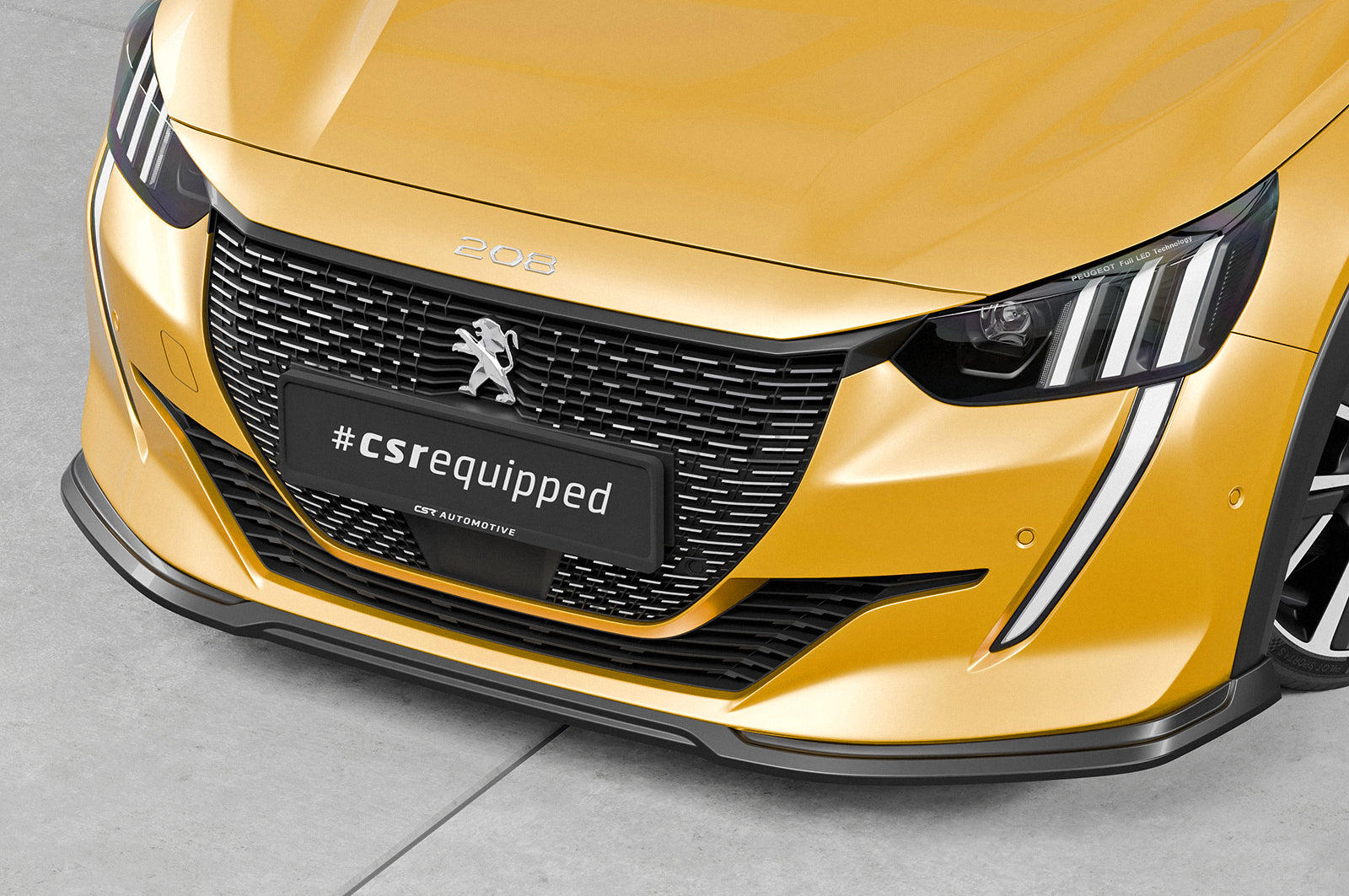 CSR Frontspoiler | Cup-Spoilerlippe mit ABE für Peugeot 208 II GT / GT-Line CSL811