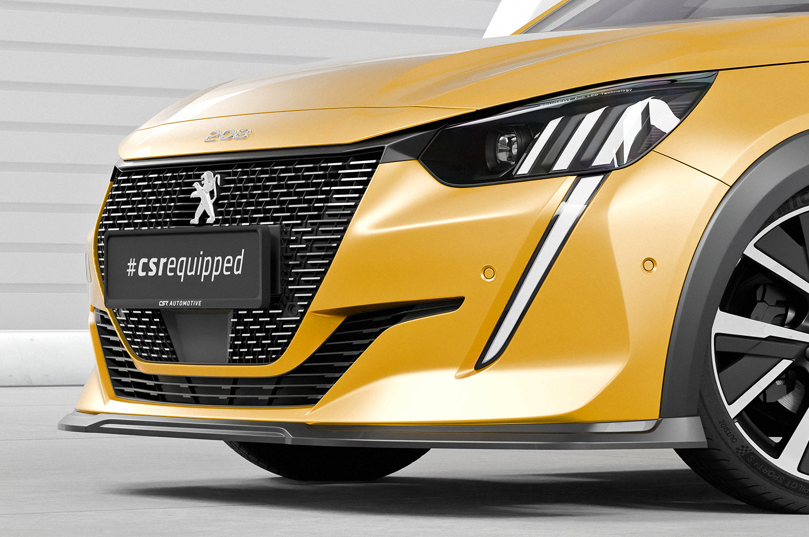 CSR Frontspoiler | Cup-Spoilerlippe mit ABE für Peugeot 208 II GT / GT-Line CSL811