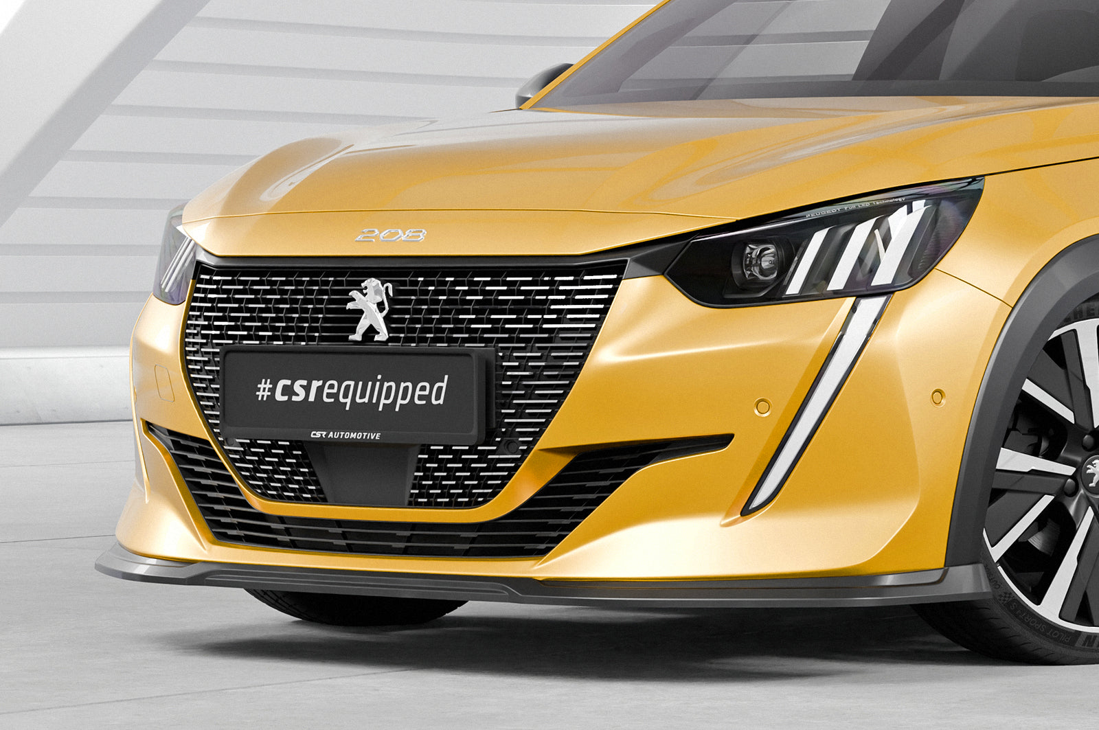 CSR Frontspoiler | Cup-Spoilerlippe mit ABE für Peugeot 208 II GT / GT-Line CSL811