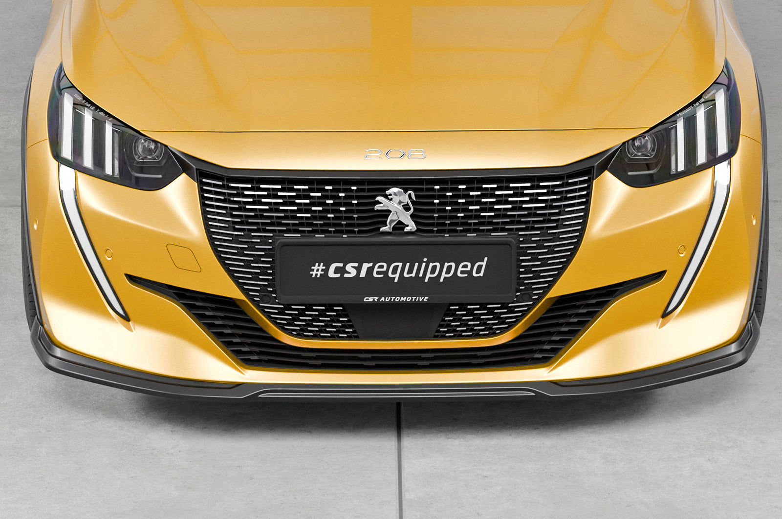 CSR Frontspoiler | Cup-Spoilerlippe mit ABE für Peugeot 208 II GT / GT-Line CSL811