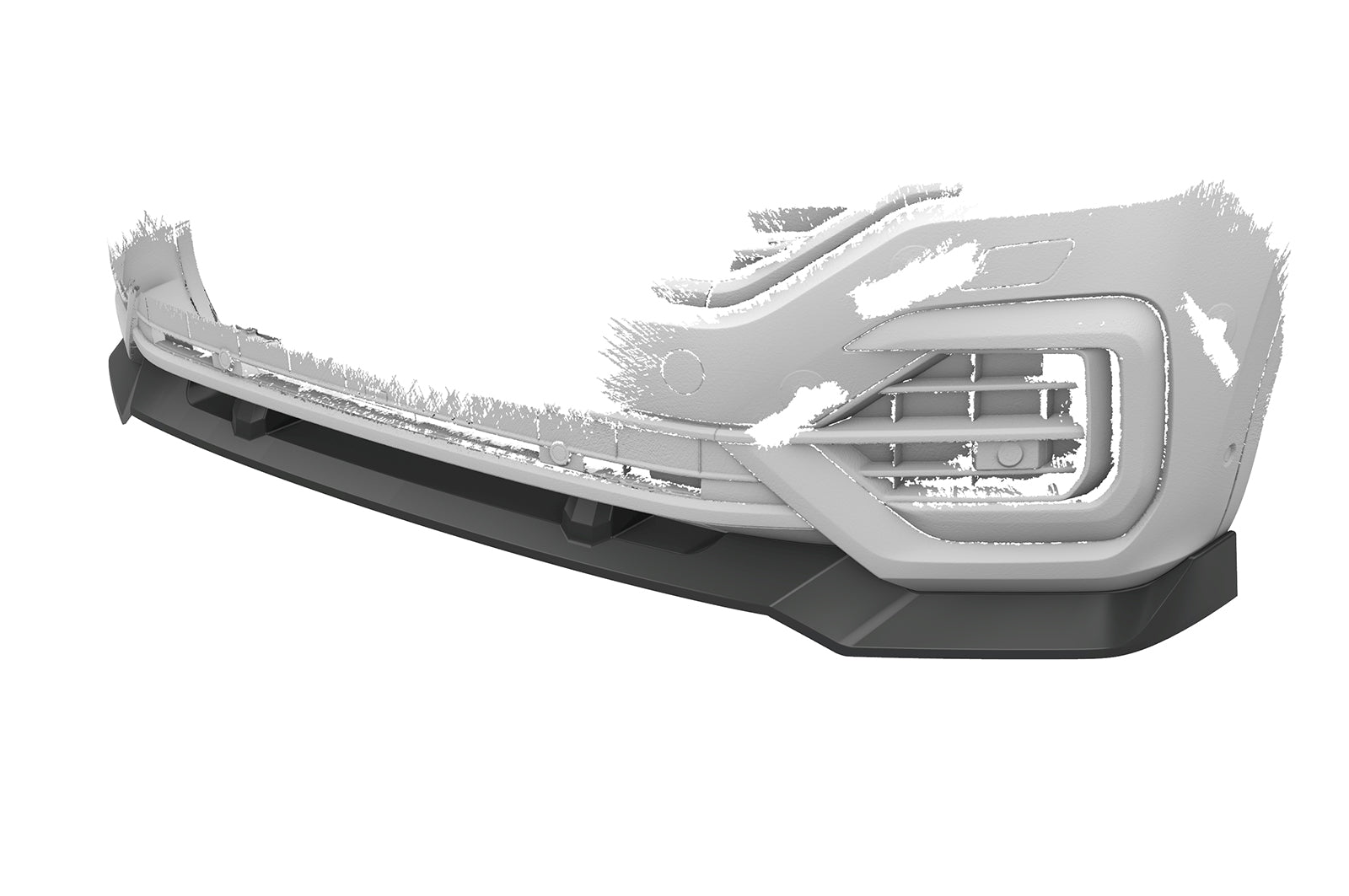 CSR Frontspoiler | Cup-Spoilerlippe mit ABE für VW Touareg 3 (Typ CR) R-Line CSL813