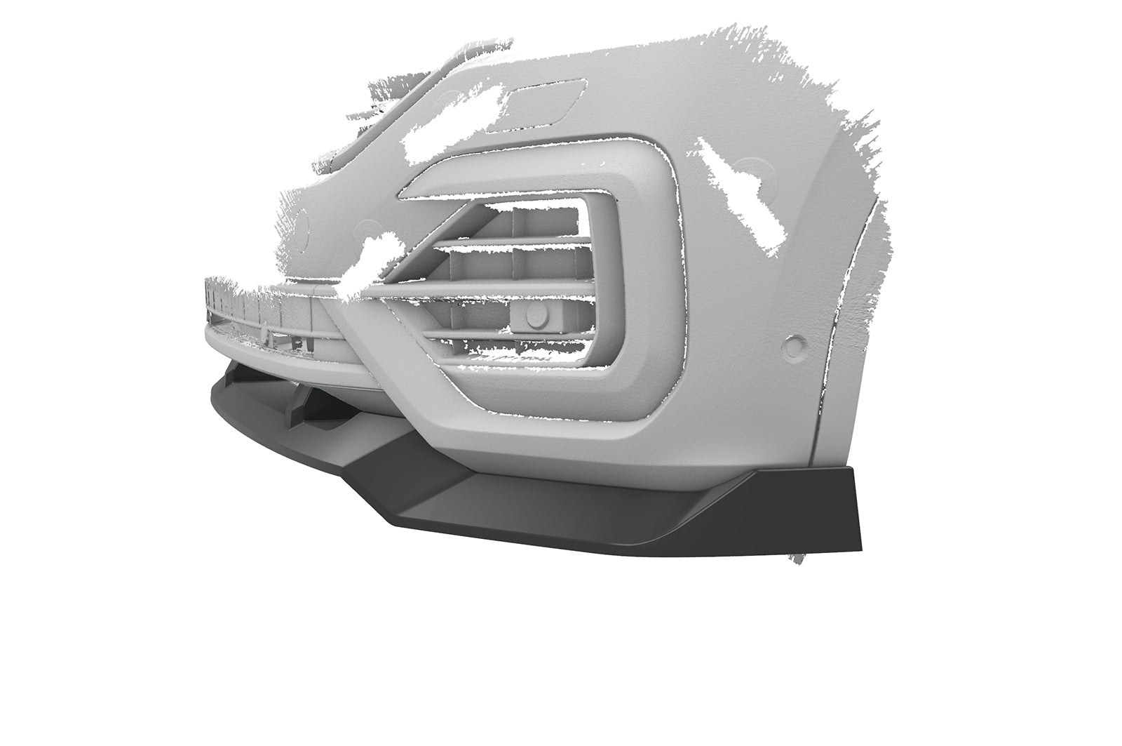 CSR Frontspoiler | Cup-Spoilerlippe mit ABE für VW Touareg 3 (Typ CR) R-Line CSL813