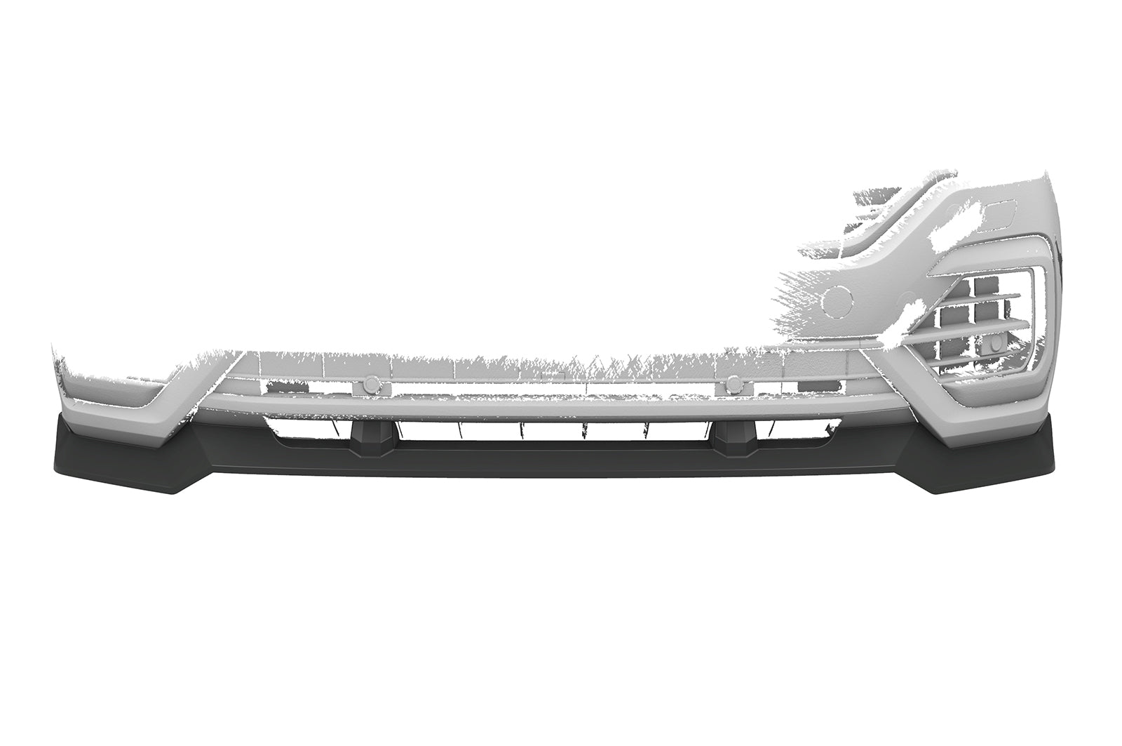 CSR Frontspoiler | Cup-Spoilerlippe mit ABE für VW Touareg 3 (Typ CR) R-Line CSL813
