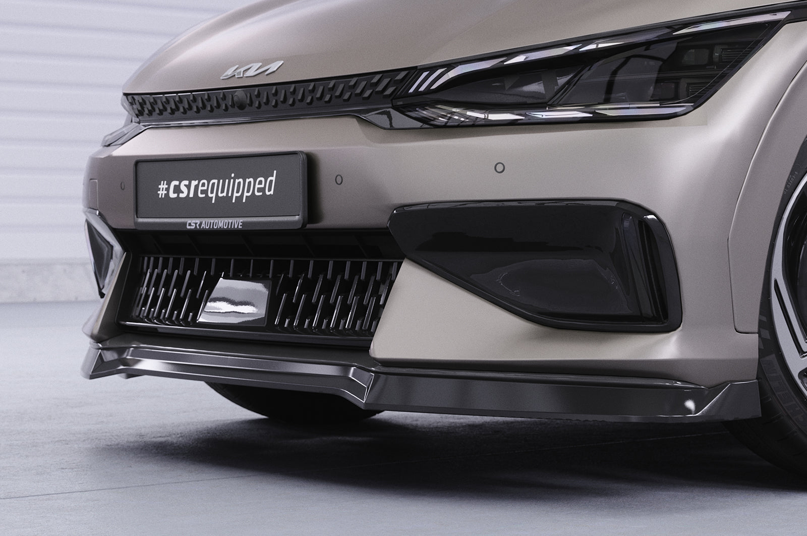 CSR Frontspoiler | Cup-Spoilerlippe mit ABE für Kia EV6 GT / GT-Line CSL814