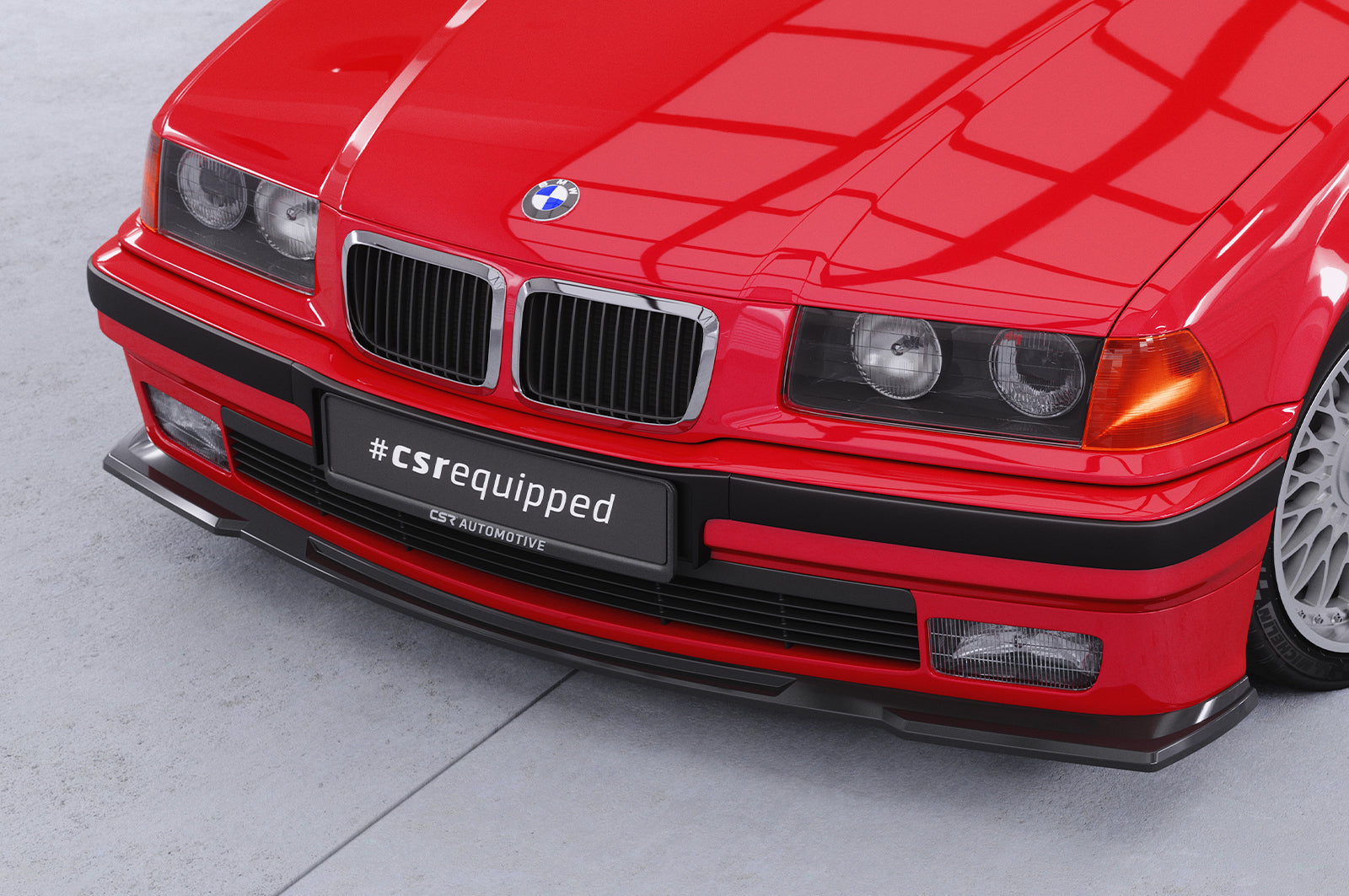 CSR Frontspoiler | Cup-Spoilerlippe mit ABE für BMW 3er E36 Compact CSL818