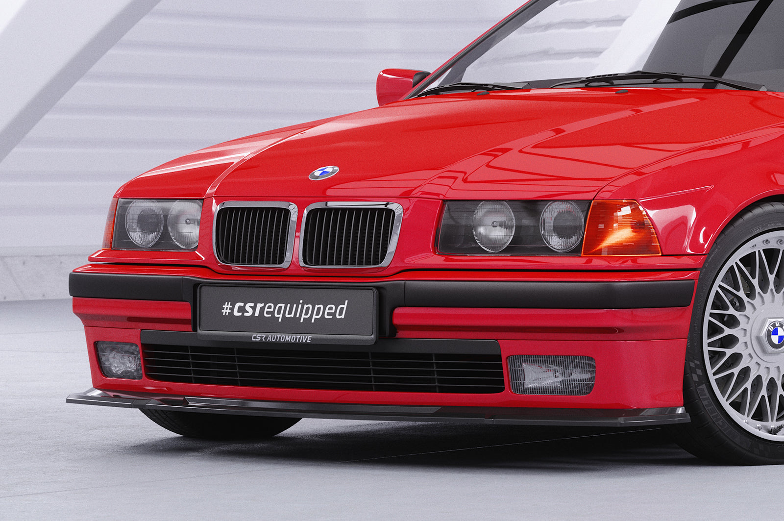 CSR Frontspoiler | Cup-Spoilerlippe mit ABE für BMW 3er E36 Compact CSL818