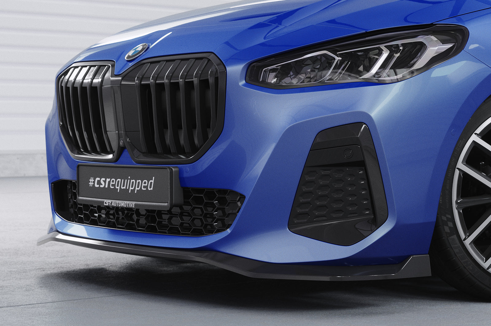 CSR Frontspoiler | Cup-Spoilerlippe mit ABE für BMW 2er U06 Active Tourer CSL821