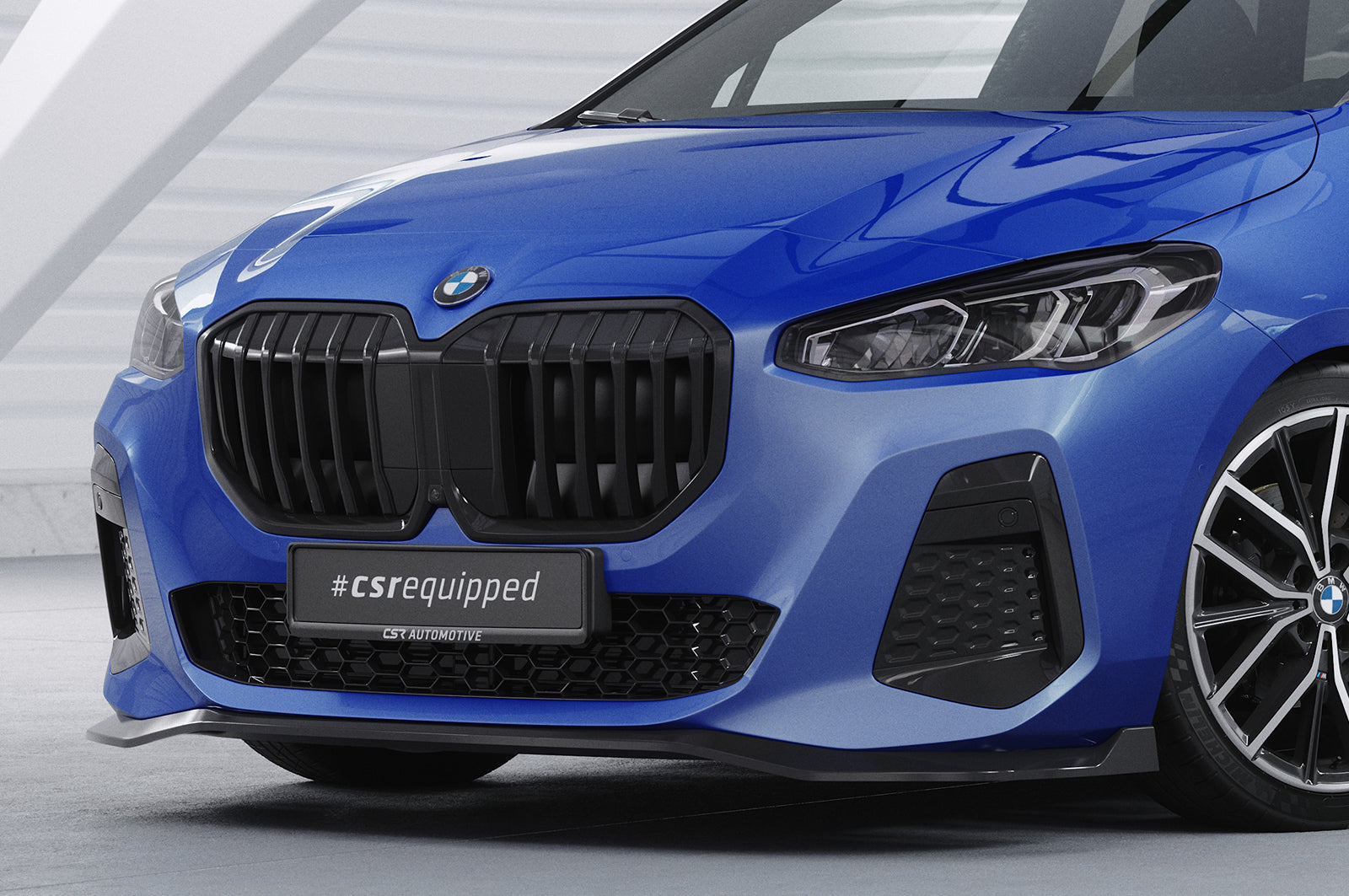 CSR Frontspoiler | Cup-Spoilerlippe mit ABE für BMW 2er U06 Active Tourer CSL821