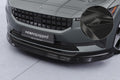 CSR Frontspoiler | Cup-Spoilerlippe mit ABE für Polestar 2 CSL822-G Glossy schwarz Hochglanz (keine Lackierung erforderlich)