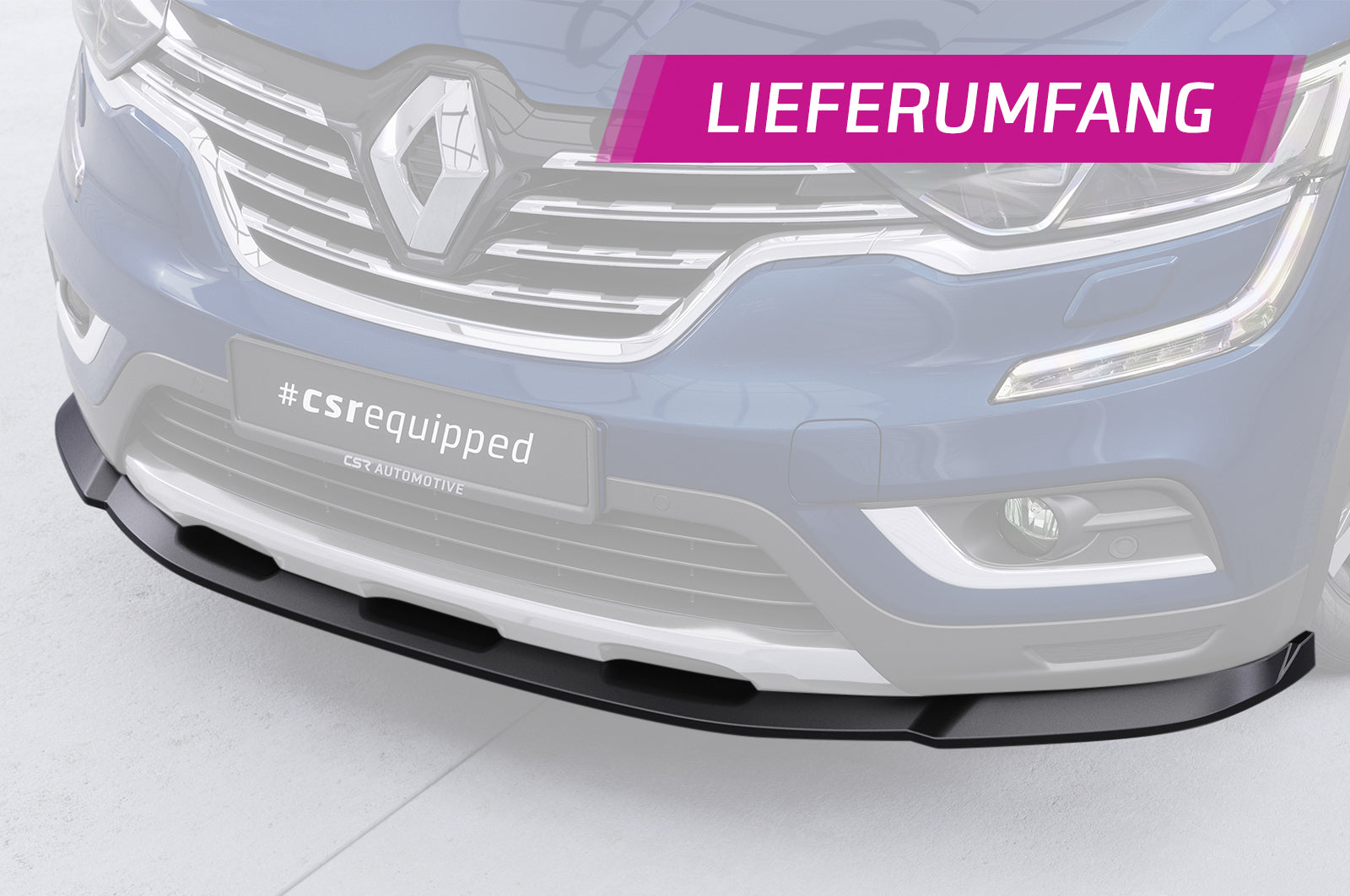 CSR Frontspoiler | Cup-Spoilerlippe mit ABE für Renault Koleos (2. Gen) CSL823