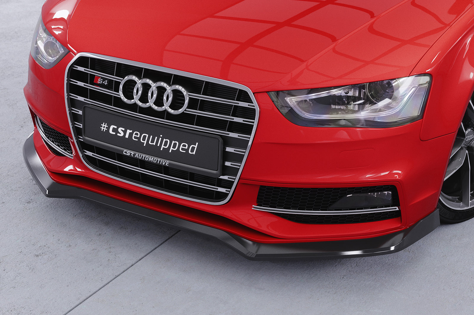 CSR Frontspoiler | Cup-Spoilerlippe mit ABE für Audi A4 / S4 B8 (Typ 8K) CSL825