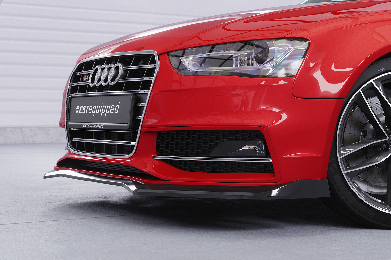 CSR Frontspoiler | Cup-Spoilerlippe mit ABE für Audi A4 / S4 B8 (Typ 8K) CSL825