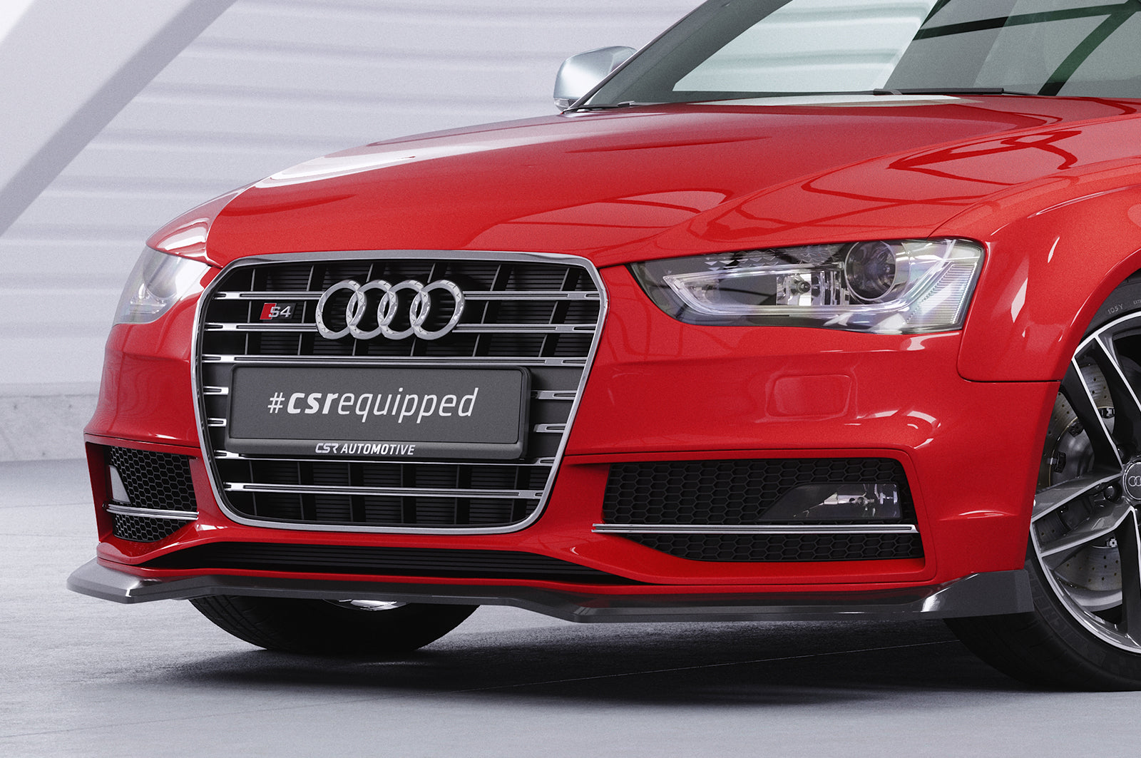 CSR Frontspoiler | Cup-Spoilerlippe mit ABE für Audi A4 / S4 B8 (Typ 8K) CSL825