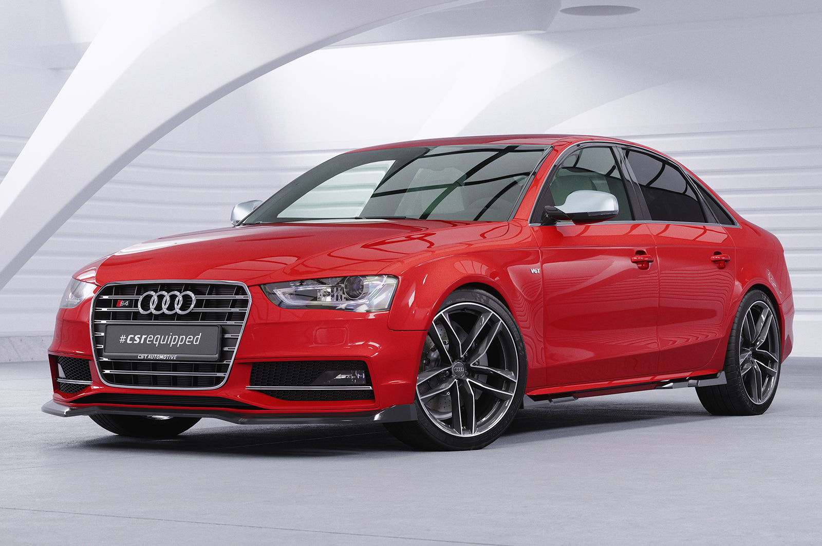 CSR Frontspoiler | Cup-Spoilerlippe mit ABE für Audi A4 / S4 B8 (Typ 8K) CSL825