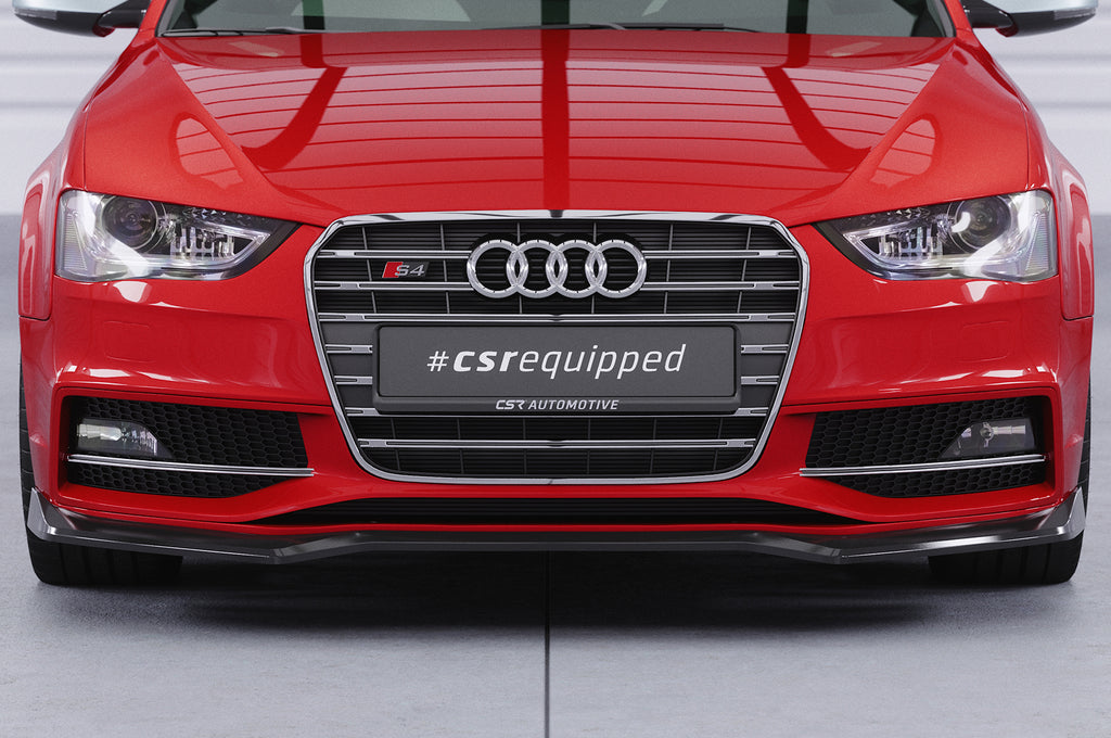 CSR Frontspoiler | Cup-Spoilerlippe mit ABE für Audi A4 / S4 B8 (Typ 8K) CSL825