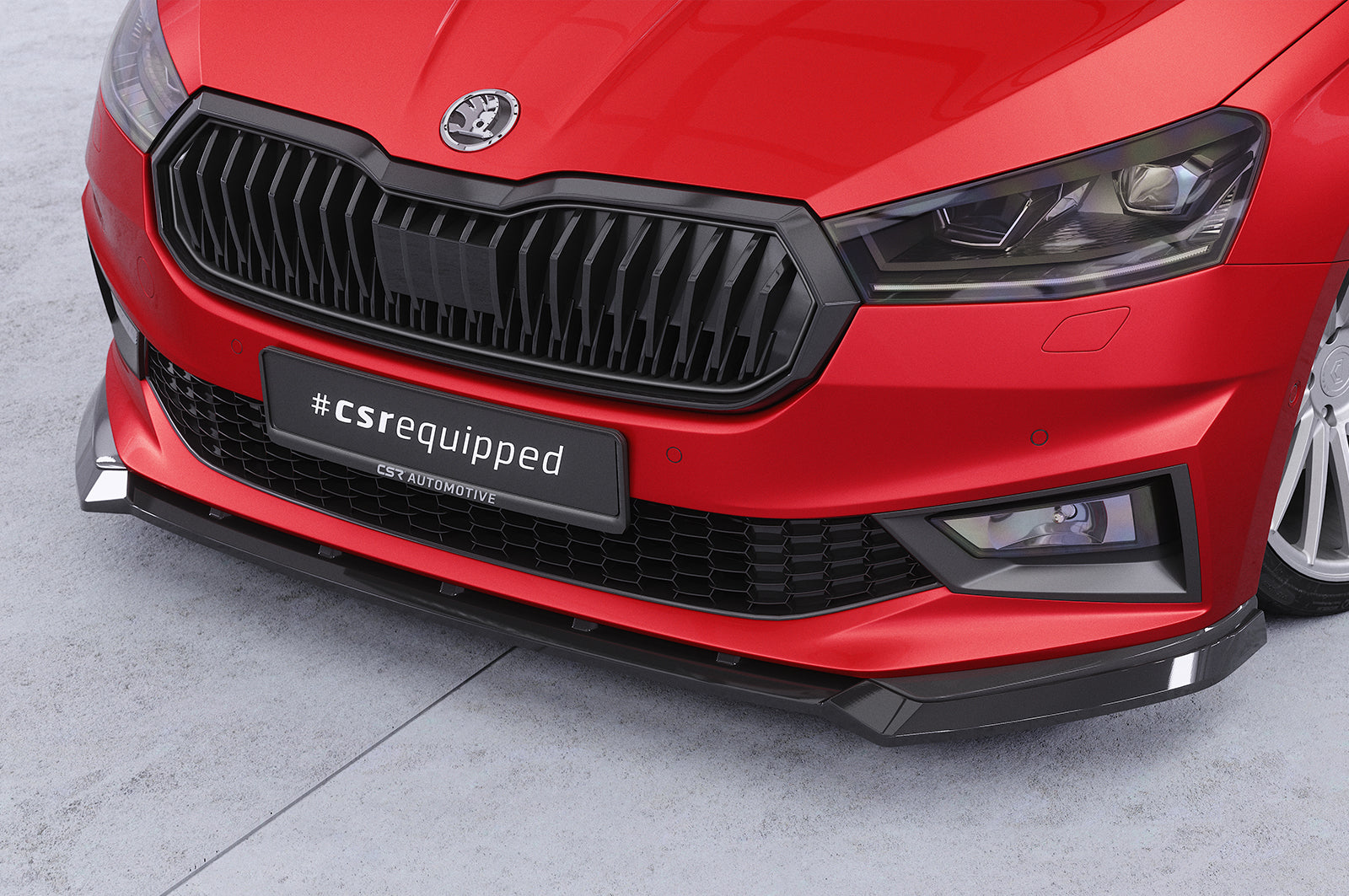 CSR Frontspoiler | Cup-Spoilerlippe mit ABE für Skoda Fabia 4 Monte Carlo CSL829