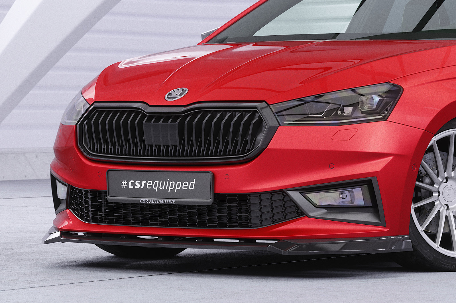 CSR Frontspoiler | Cup-Spoilerlippe mit ABE für Skoda Fabia 4 Monte Carlo CSL829