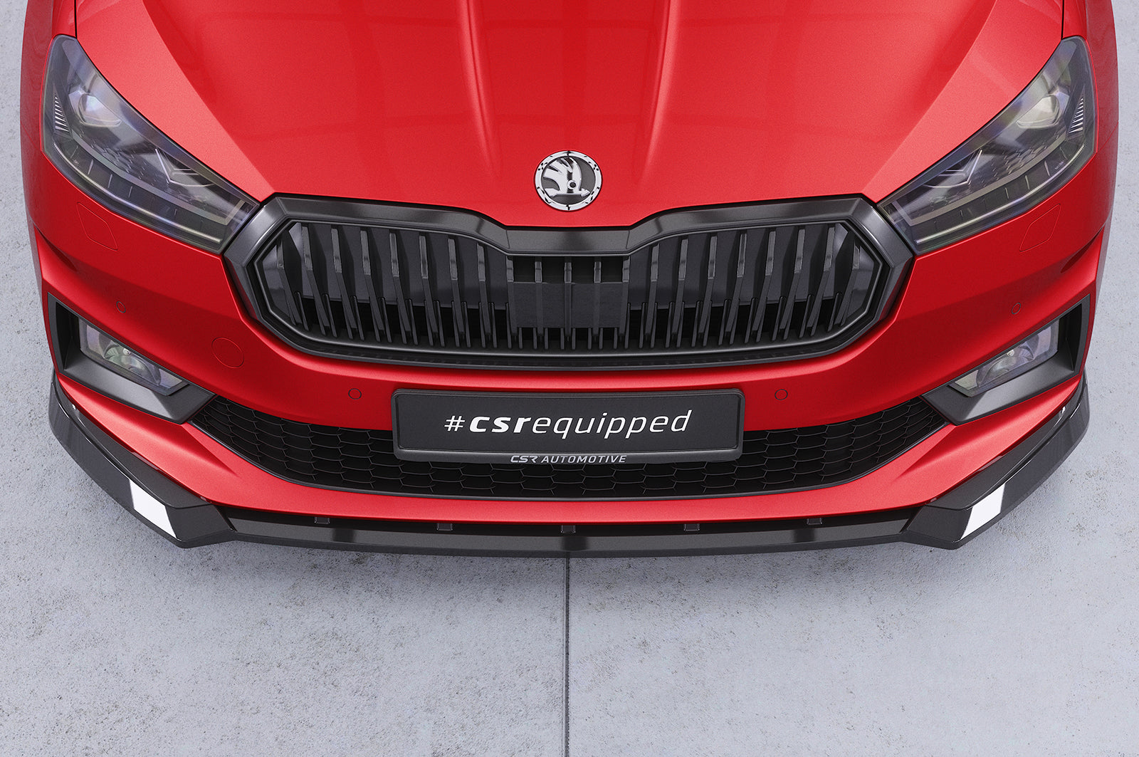 CSR Frontspoiler | Cup-Spoilerlippe mit ABE für Skoda Fabia 4 Monte Carlo CSL829