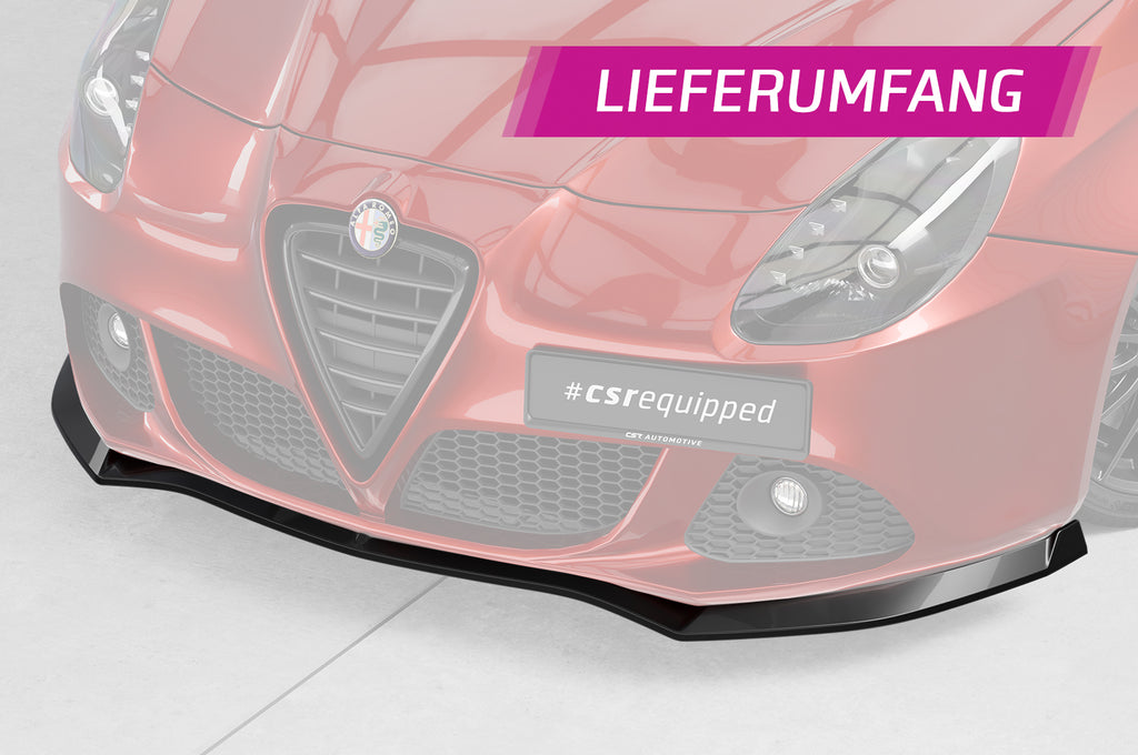 CSR Frontspoiler | Cup-Spoilerlippe mit ABE für Alfa Romeo Giulietta (Typ 940) CSL834