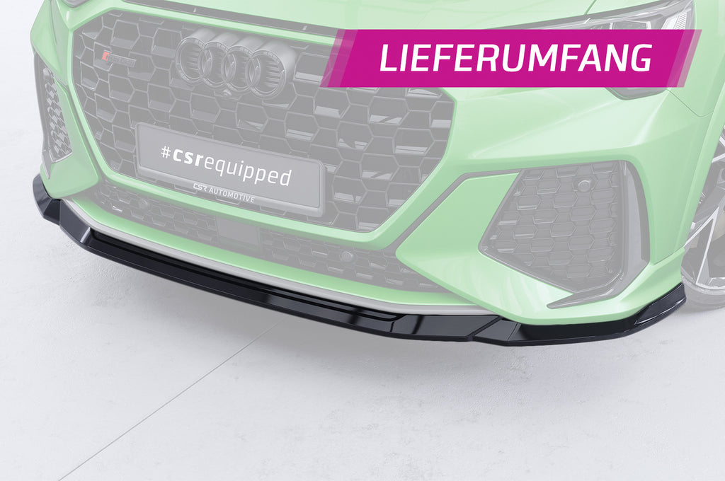 CSR Frontspoiler | Cup-Spoilerlippe mit ABE für Audi RSQ3 (F3) CSL838