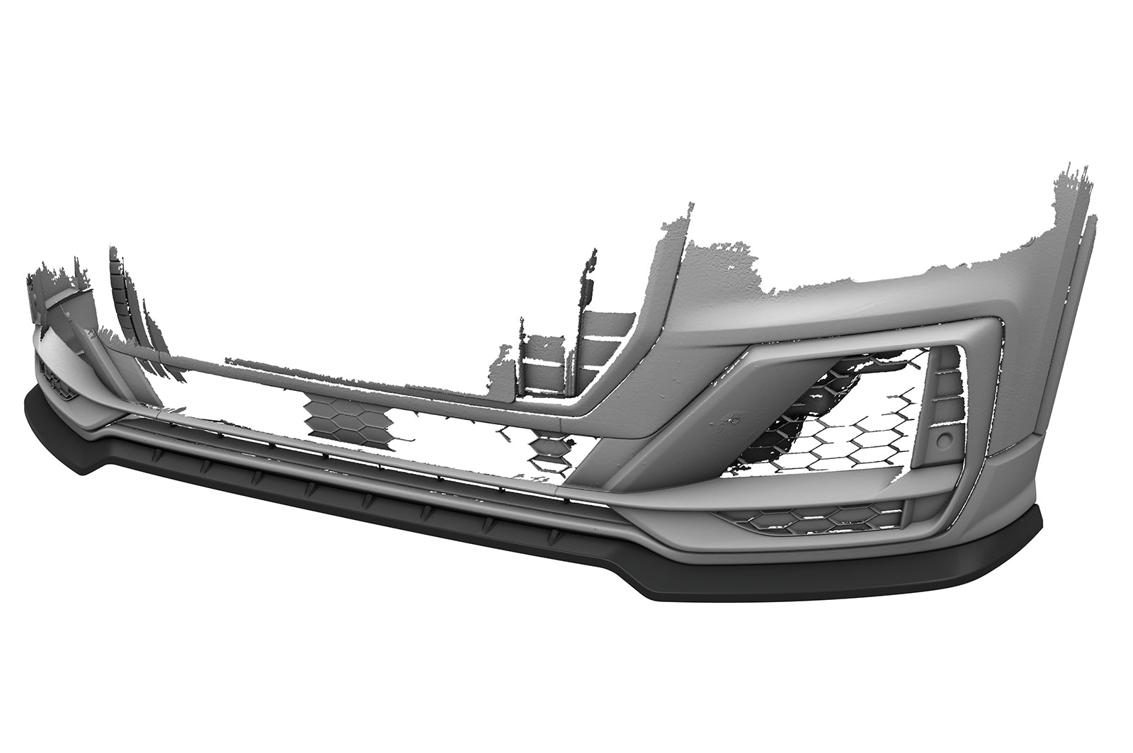 CSR Frontspoiler | Cup-Spoilerlippe mit ABE für Audi SQ2 (GA) CSL839-S Strukturiert schwarz matt (keine Lackierung erforderlich)