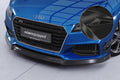 CSR Frontspoiler | Cup-Spoilerlippe mit ABE für Audi TT S-Line / TTS FV/8S CSL840-G Glossy schwarz Hochglanz (keine Lackierung erforderlich)