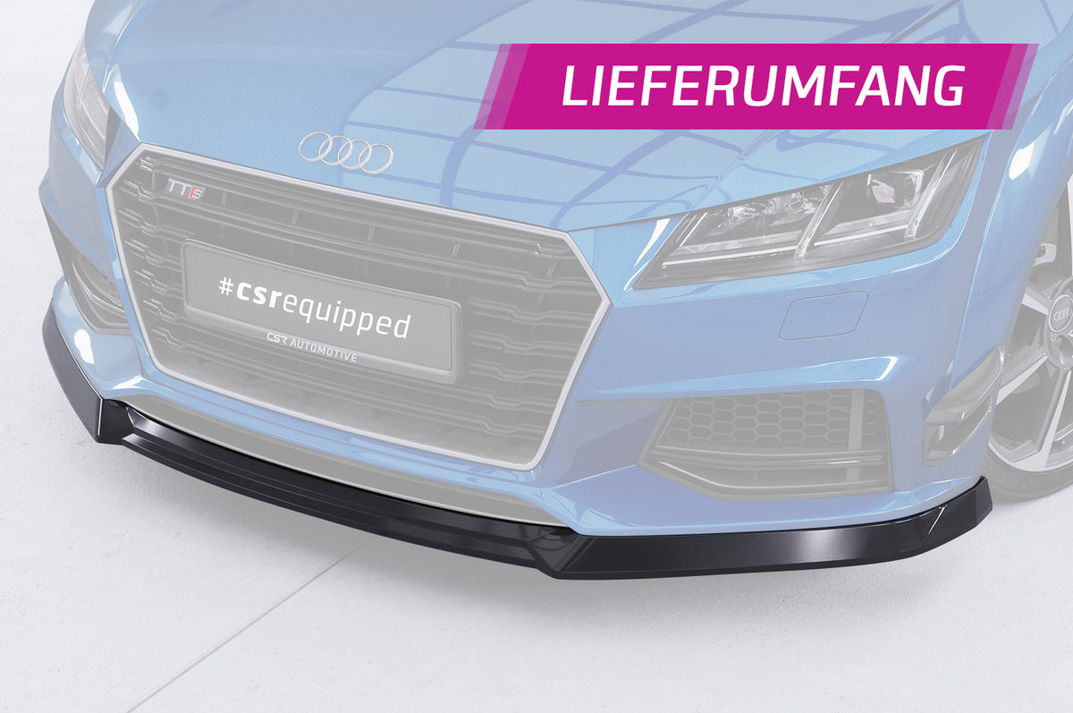CSR Frontspoiler | Cup-Spoilerlippe mit ABE für Audi TT S-Line / TTS FV/8S CSL840