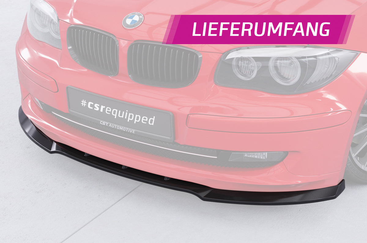 CSR Frontspoiler | Cup-Spoilerlippe mit ABE für BMW 1er E81 / E87 CSL841