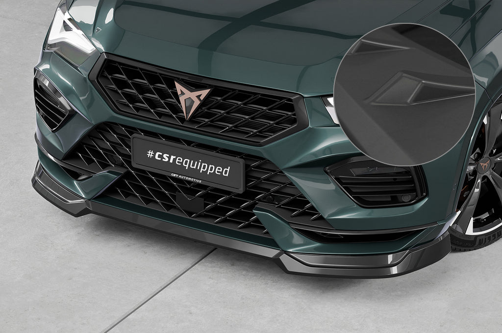 CSR Frontspoiler | Cup-Spoilerlippe mit ABE für Cupra Ateca (Typ 5FP, KH7) CSL842-L Unlackiert roh (Lackierung erforderlich)