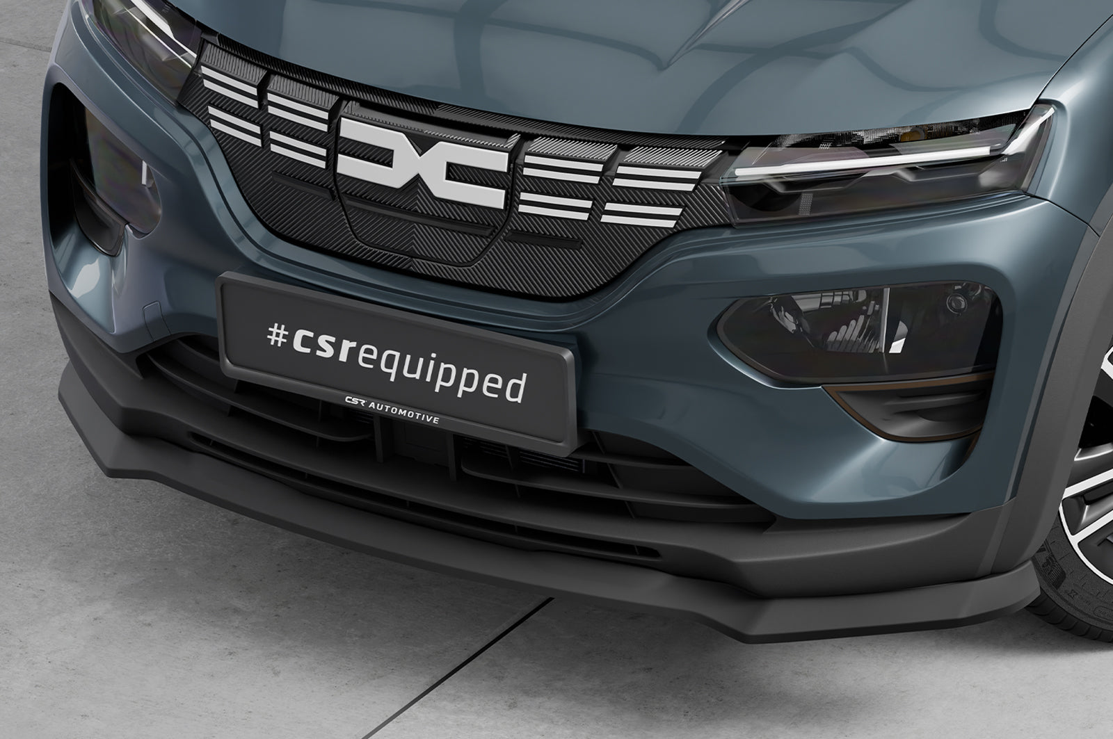 CSR Frontspoiler | Cup-Spoilerlippe mit ABE für Dacia Spring Electric CSL843