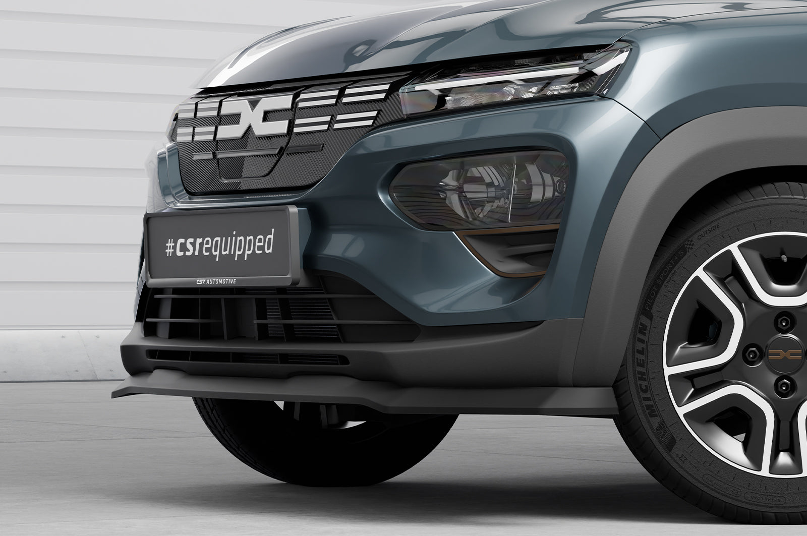CSR Frontspoiler | Cup-Spoilerlippe mit ABE für Dacia Spring Electric CSL843