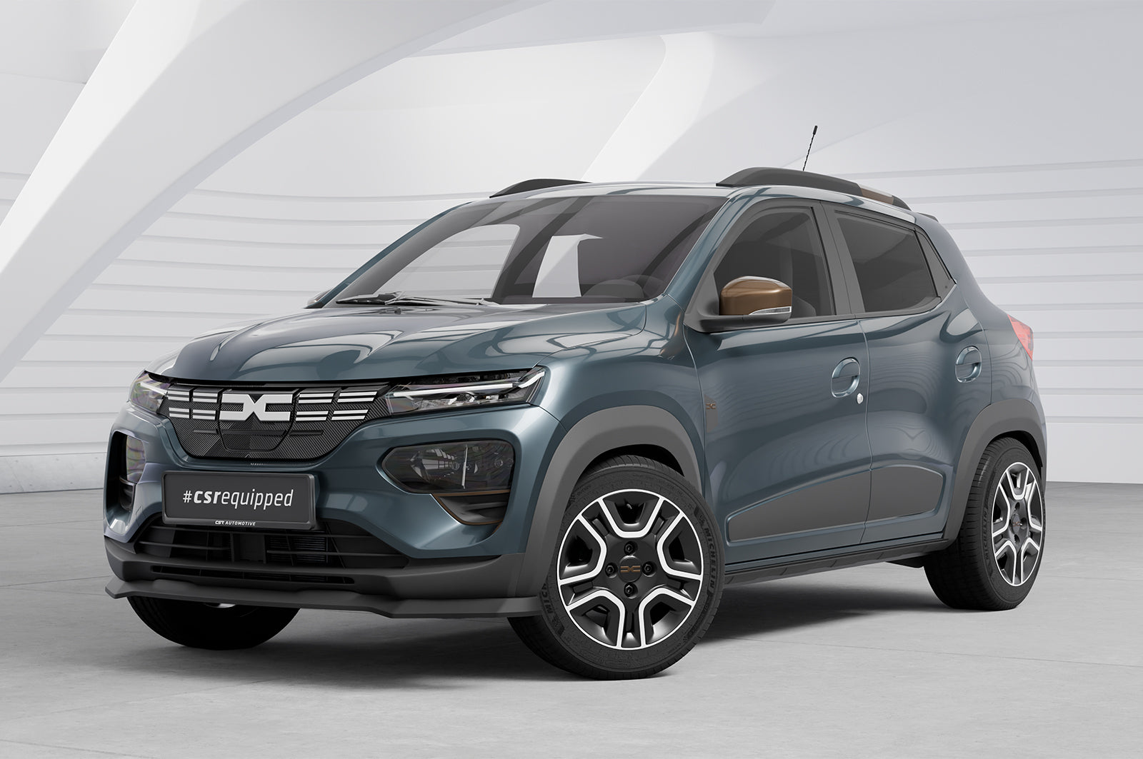 CSR Frontspoiler | Cup-Spoilerlippe mit ABE für Dacia Spring Electric CSL843