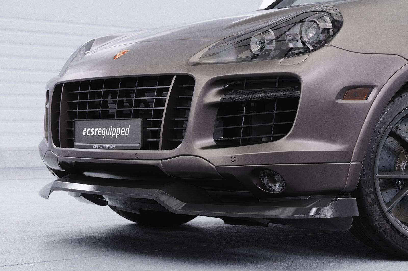 CSR Frontspoiler | Cup-Spoilerlippe mit ABE für Porsche Cayenne (Typ 9PA) CSL849