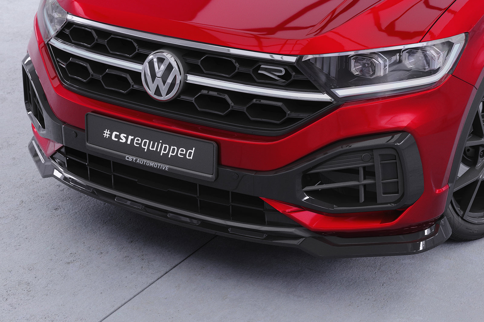 CSR Frontspoiler | Cup-Spoilerlippe mit ABE für VW T-Roc (A1) R-Line CSL851