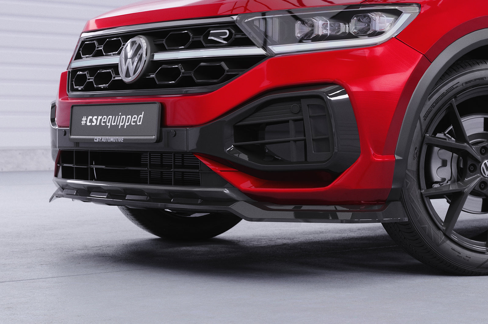 CSR Frontspoiler | Cup-Spoilerlippe mit ABE für VW T-Roc (A1) R-Line CSL851