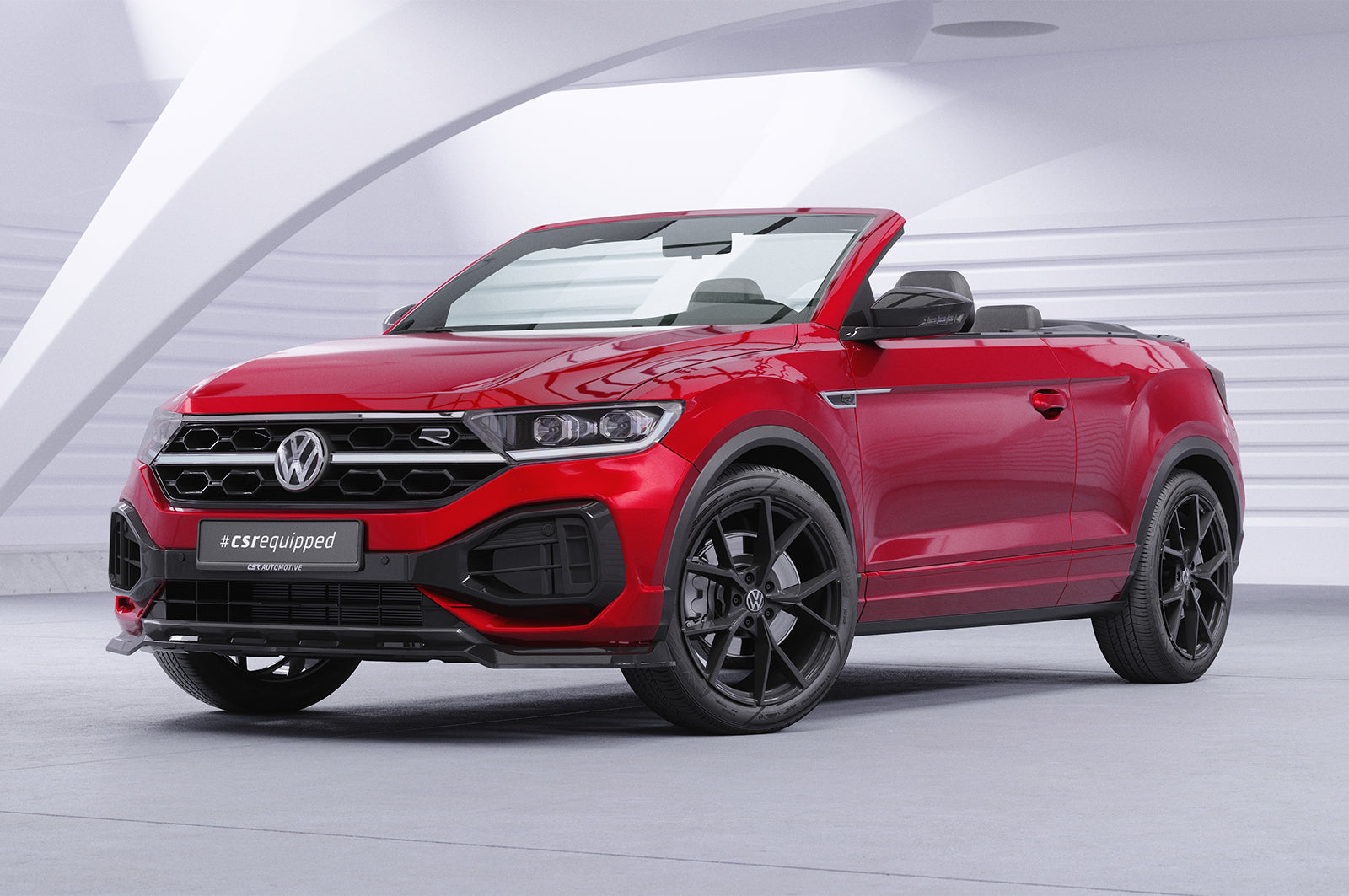 CSR Frontspoiler | Cup-Spoilerlippe mit ABE für VW T-Roc (A1) R-Line CSL851