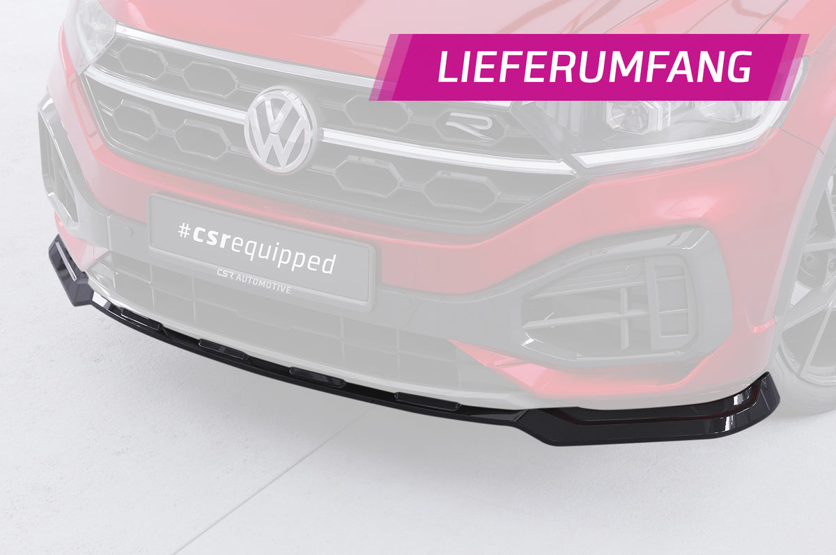 CSR Frontspoiler | Cup-Spoilerlippe mit ABE für VW T-Roc (A1) R-Line CSL851