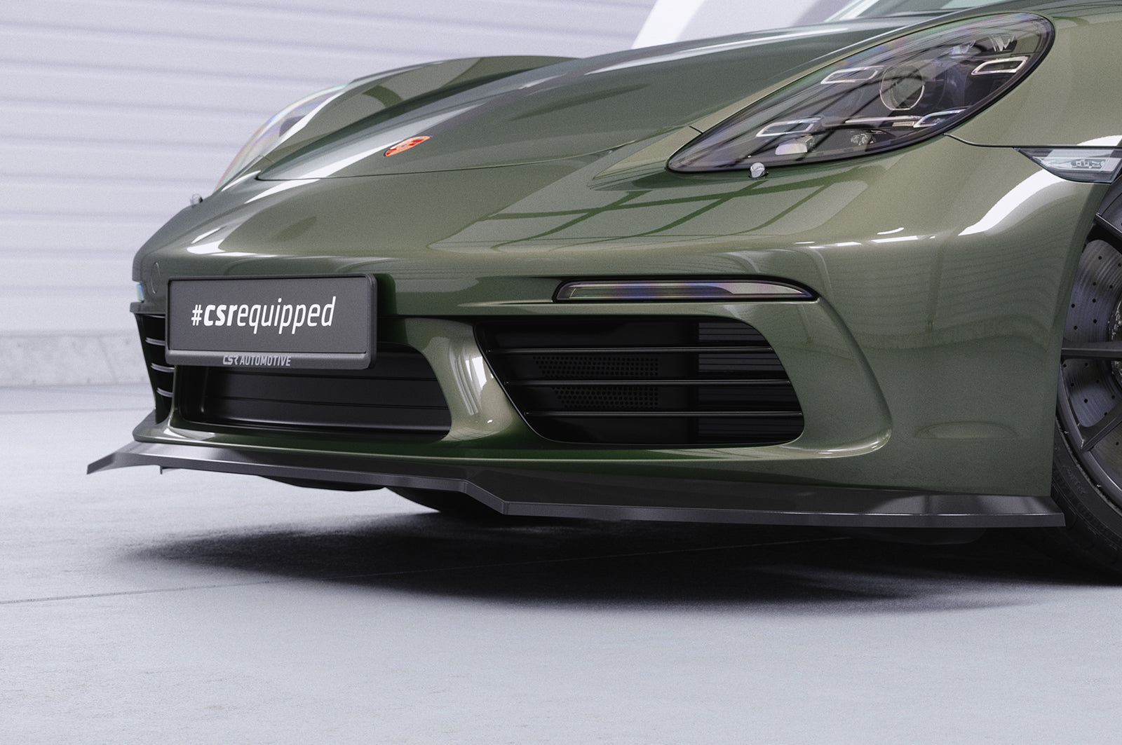 CSR Frontspoiler | Cup-Spoilerlippe mit ABE für Porsche 718 Boxster 982 / 718 Cayman 982 CSL853