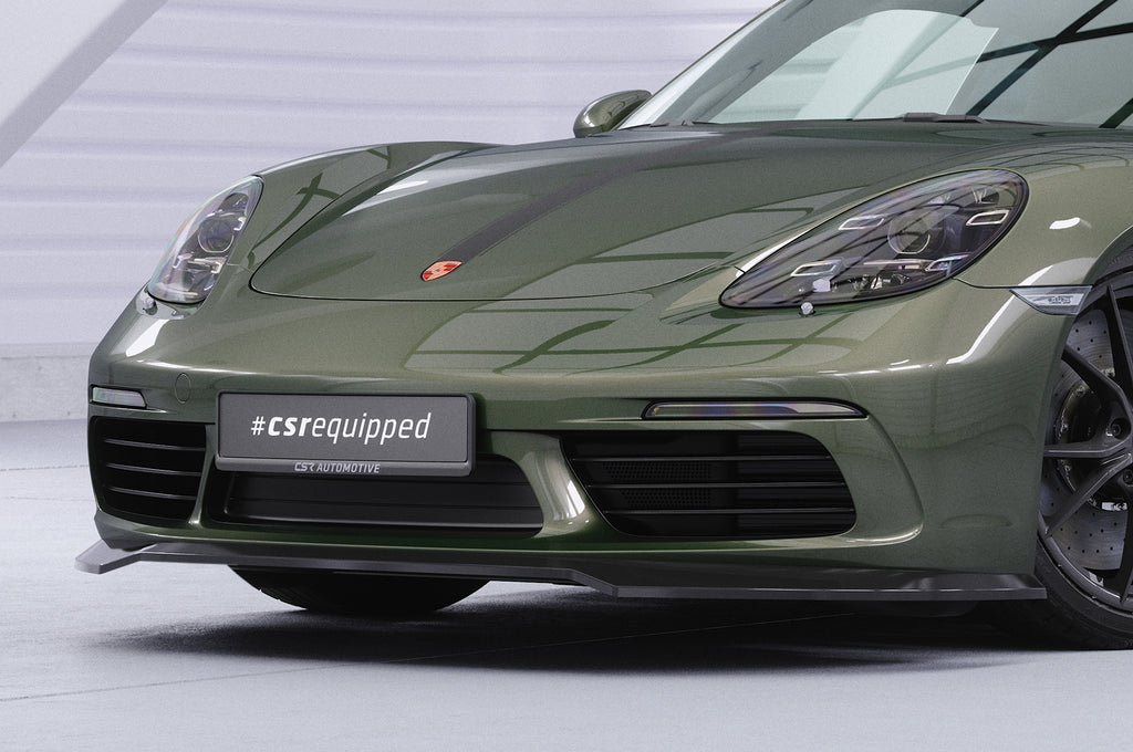 CSR Frontspoiler | Cup-Spoilerlippe mit ABE für Porsche 718 Boxster 982 / 718 Cayman 982 CSL853
