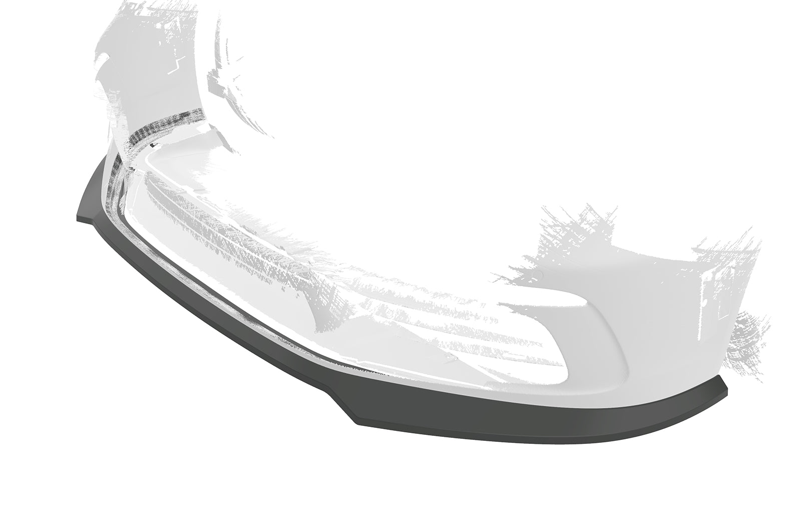 CSR Frontspoiler | Cup-Spoilerlippe mit ABE für Porsche 718 Boxster 982 / 718 Cayman 982 CSL853-L Unlackiert roh (Lackierung erforderlich)