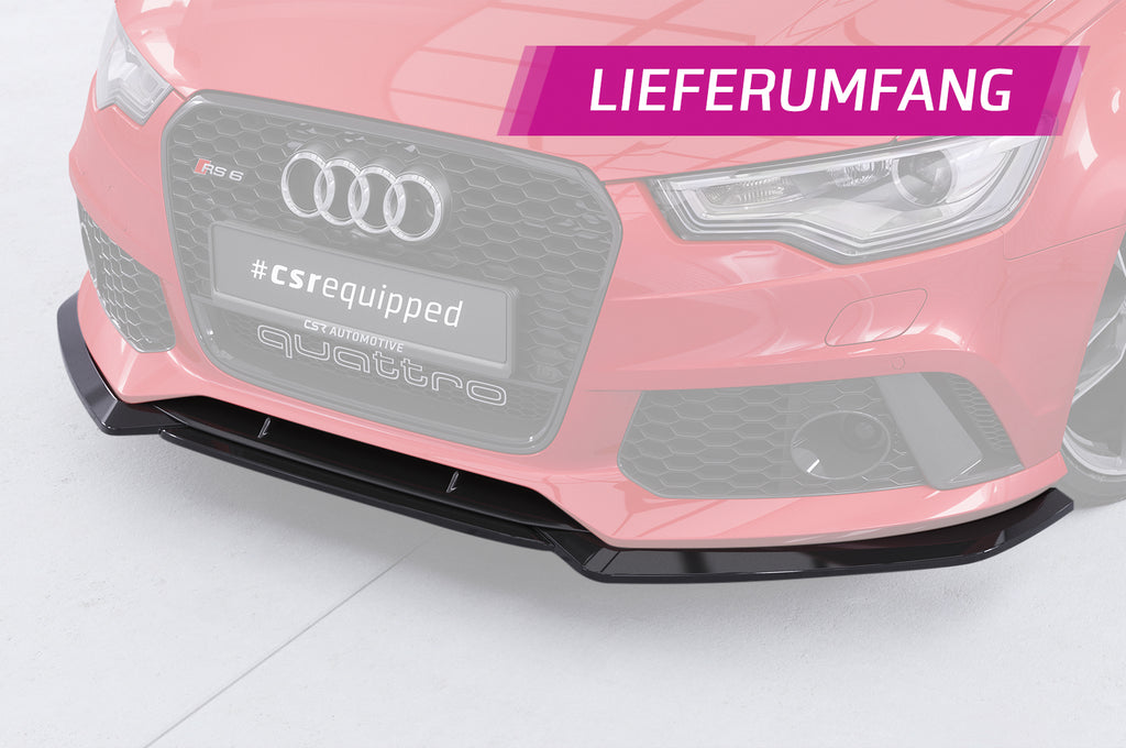 CSR Frontspoiler | Cup-Spoilerlippe mit ABE für Audi RS6 C7 CSL855