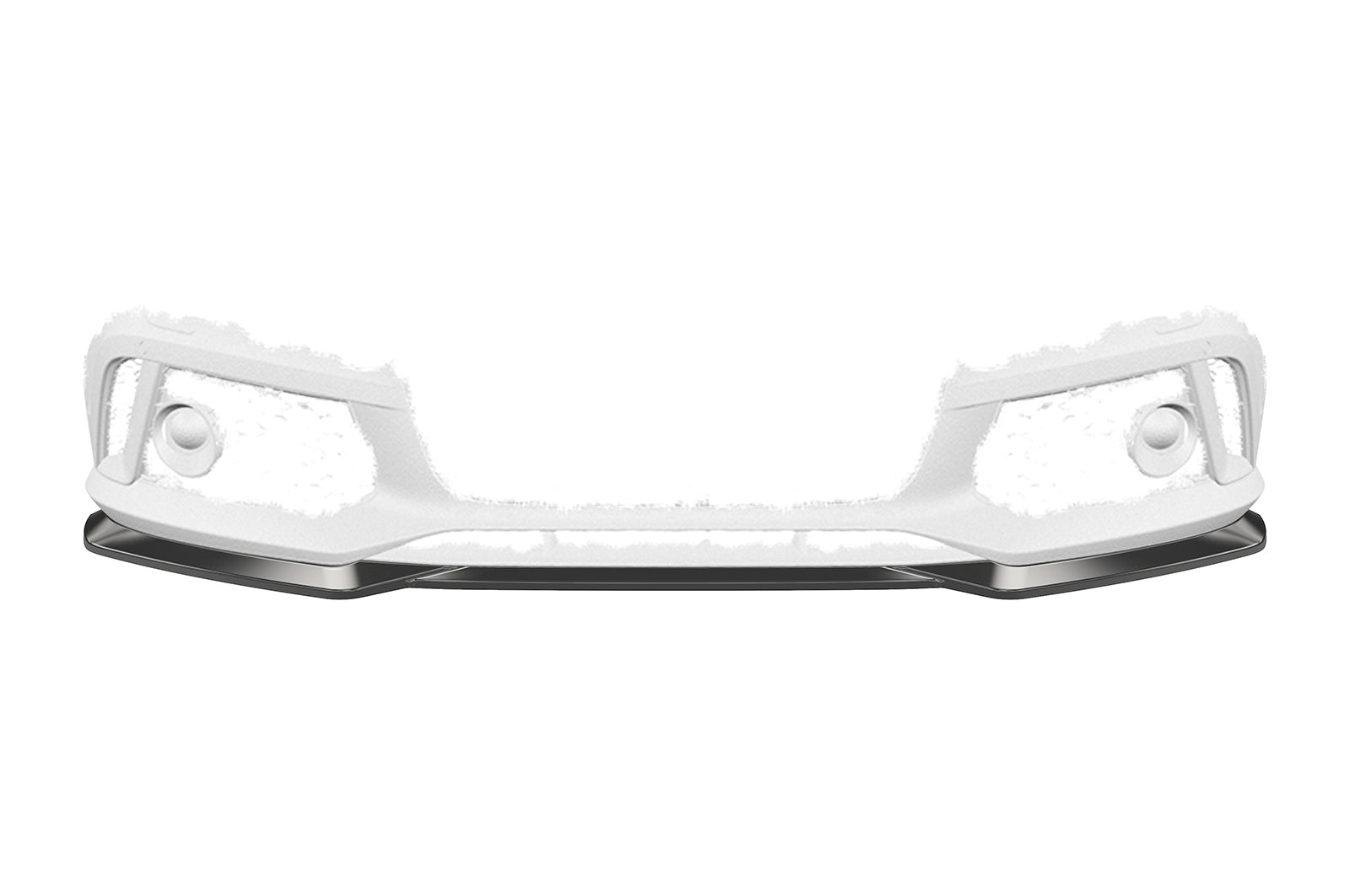 CSR Frontspoiler | Cup-Spoilerlippe mit ABE für Audi RS6 C7 CSL855-S Strukturiert schwarz matt (keine Lackierung erforderlich)