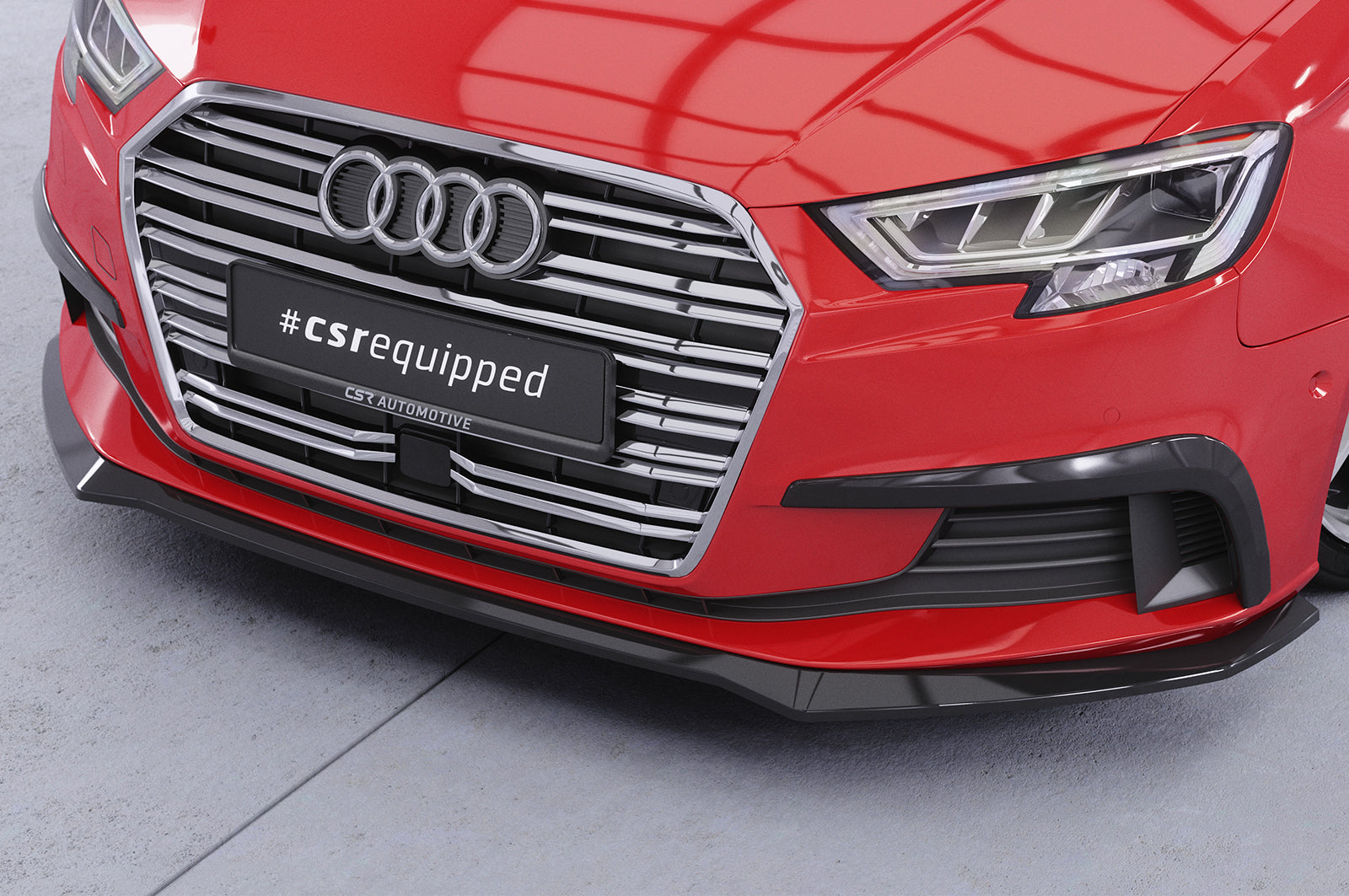 CSR Frontspoiler | Cup-Spoilerlippe mit ABE für Audi A3 8V CSL857