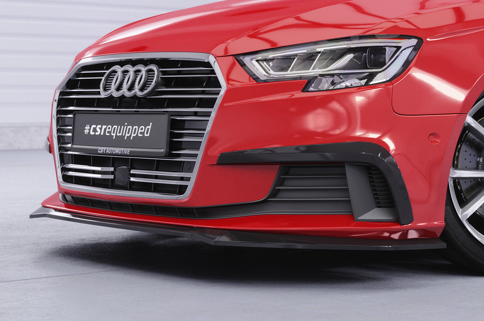 CSR Frontspoiler | Cup-Spoilerlippe mit ABE für Audi A3 8V CSL857