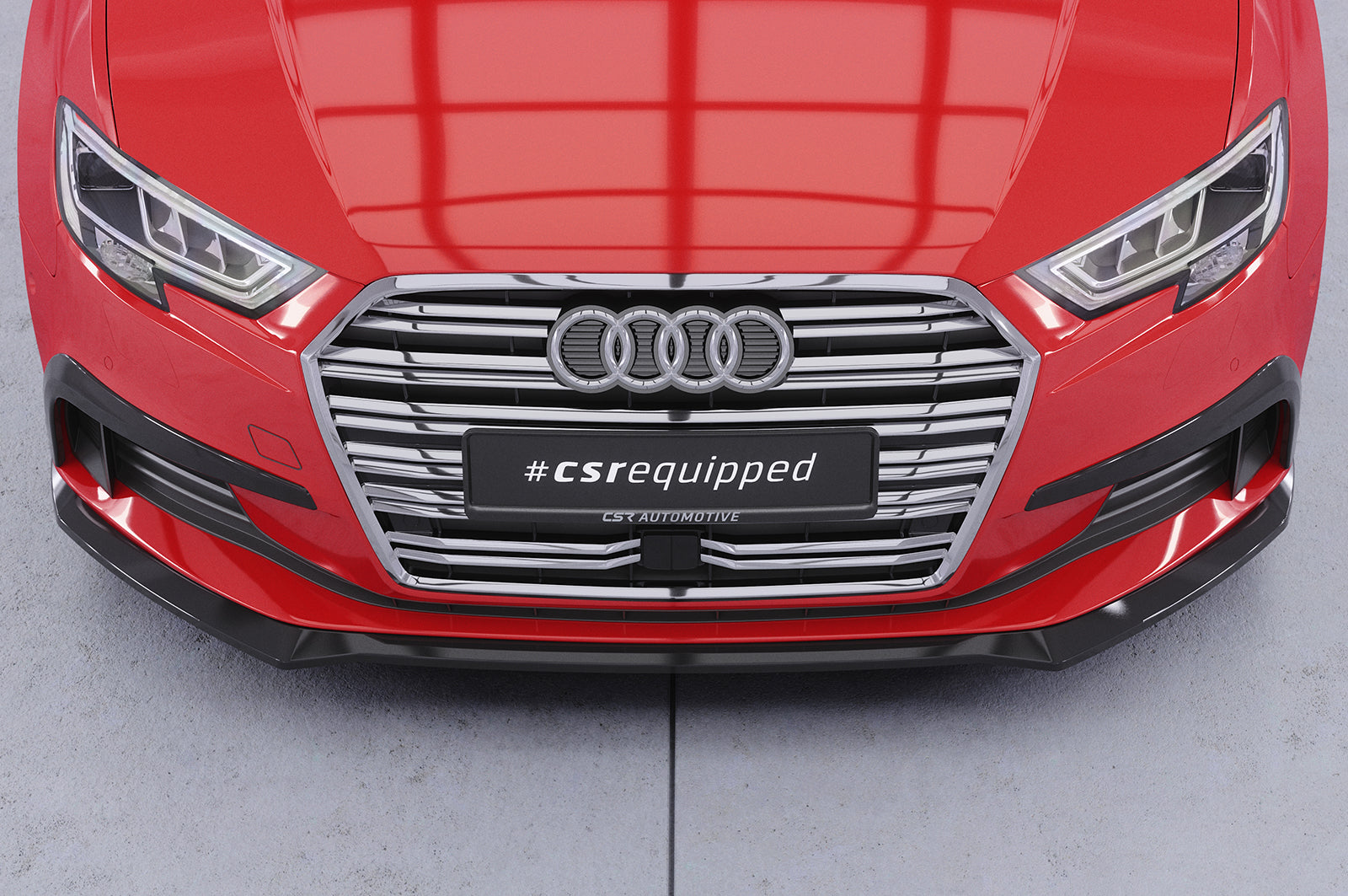CSR Frontspoiler | Cup-Spoilerlippe mit ABE für Audi A3 8V CSL857