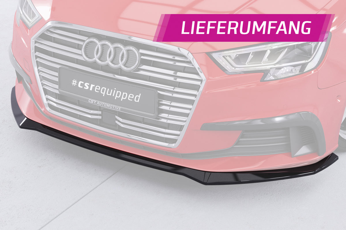CSR Frontspoiler | Cup-Spoilerlippe mit ABE für Audi A3 8V CSL857