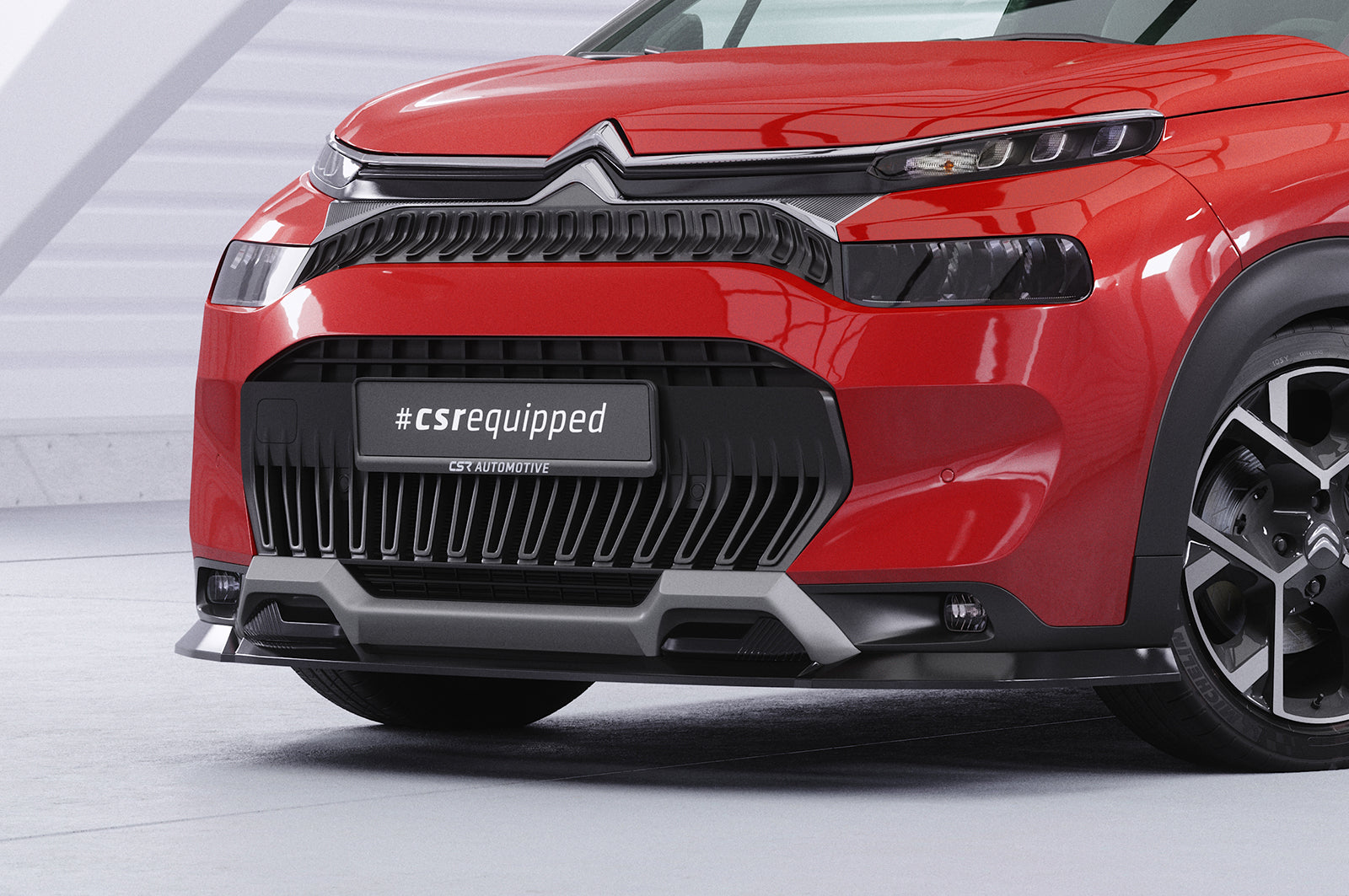 CSR Frontspoiler | Cup-Spoilerlippe mit ABE für Citroen C3 Aircross 2 CSL859